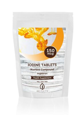 Jod 150mcg Gemüse Tabletten UK  Briefkasten freundlich