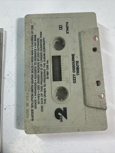 Tribute by Ozzy Osbourne / Randy Rhoads (Cassette Tape 1987 CBS) - Picture 5 of 5