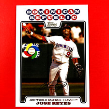 Jose Reyes 2008 Topps Update World Baseball Classic Preview Insert #6