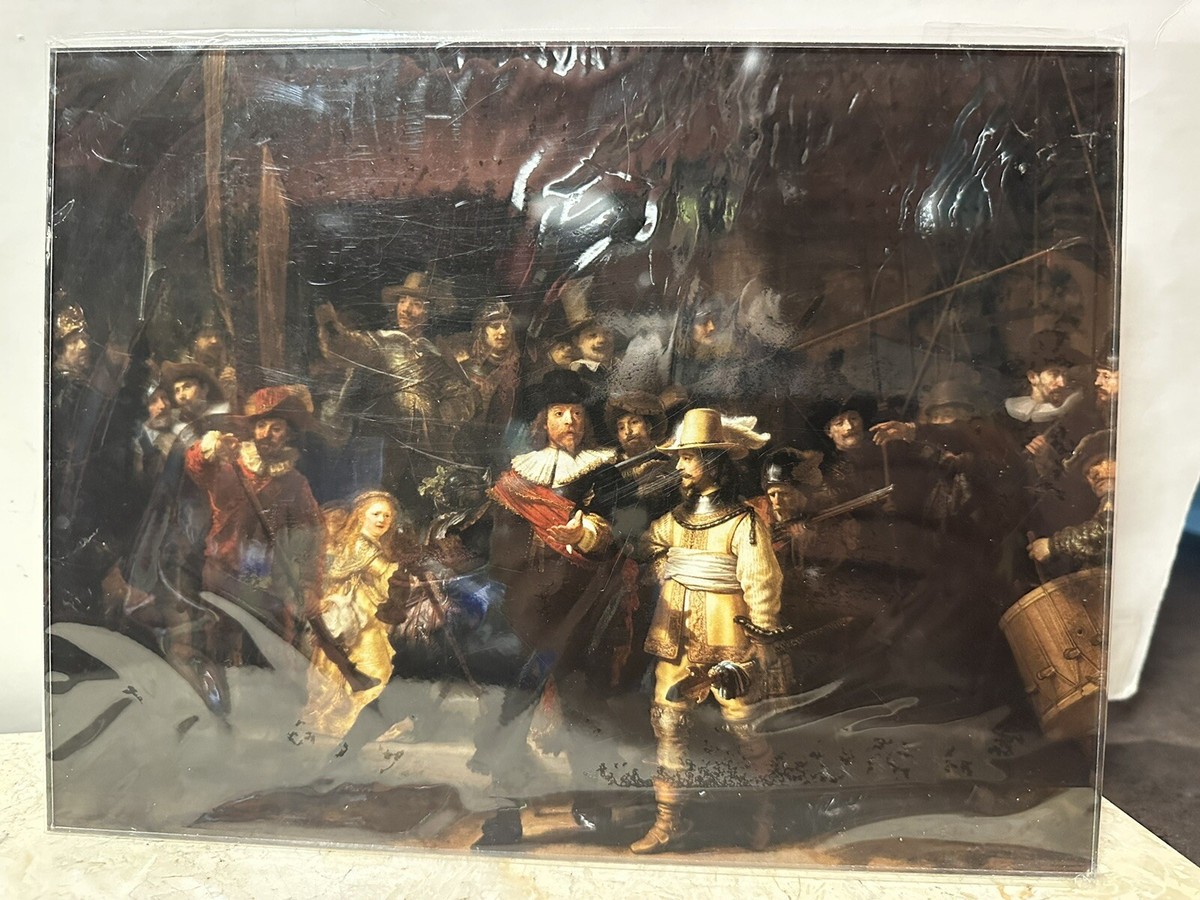 PLEXI Rembrandt THE NIGHT WATCH - RIJKS Museum Original New  display picture 3
