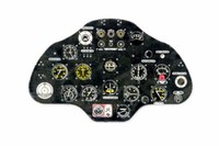 Polikarpov I-16 Late Photoetched, 3D, Colour Instrument Panel #3232 1/32 Yahu