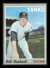 Bill Burbach 1970 Topps #167  New York Yankees