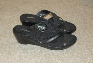 white mountain black sandals