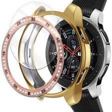 Anti-Slip Screen Protector Case Ring Cover f Samsung Galaxy Watch 46mm SM-R805U