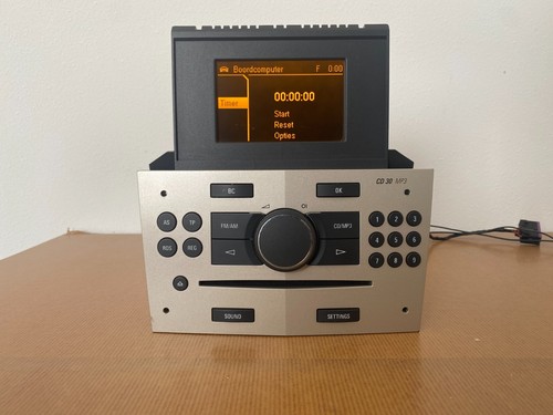 Opel Astra H Zafira B Radio CD30 MP3 Satin Stone AUX Entheiratet 13255553OPC - Bild 9 von 14