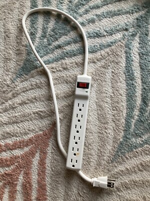 Belkin Power Strip Surge Protector 6 Outlet F5C047 Used