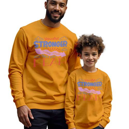Mens Kids You Are Stronger Mental Health Awareness Sweatshirt Jumper Gift #MHA - Picture 16 of 29