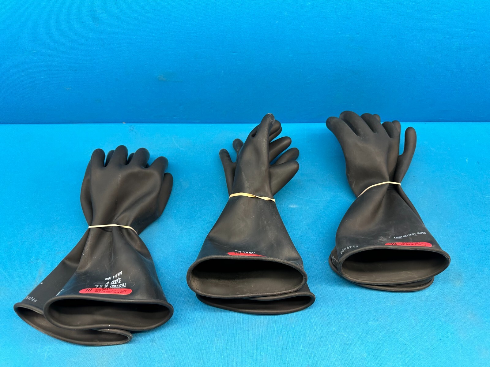 Lot of 3 Pair Salisbury by Honeywell Class0 Black Insulated Lineman