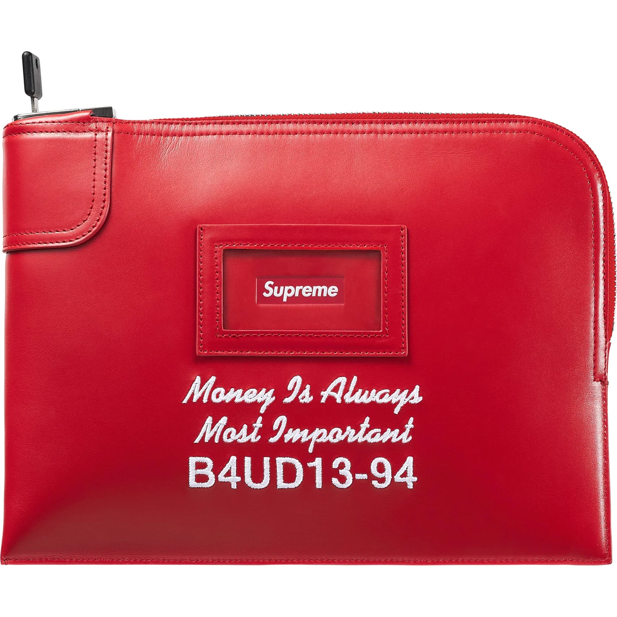 Supreme Leather Money Bag Black Red Snow Camo 3colors | eBay