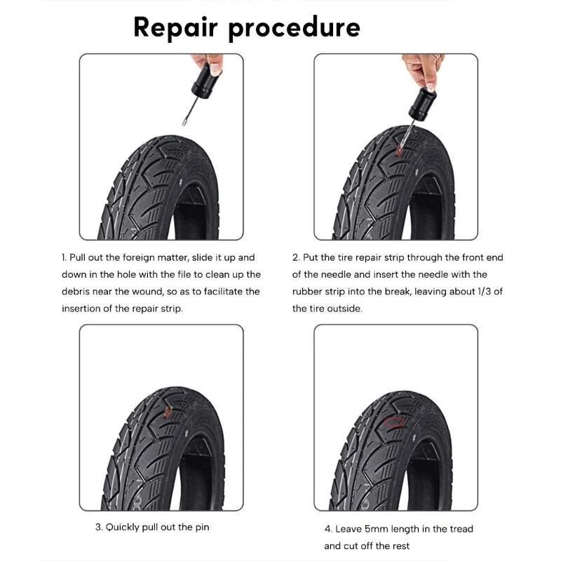 Tubeless road 2024 tyre repair kit