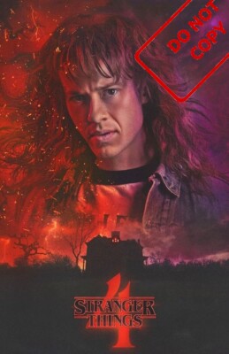 STRANGER THINGS EDDIE MUNSON MOVIE POSTER #4 FREE SHIPPING
