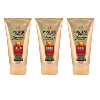 3 x Pantene Pro-V 3 Minuten Miracle Conditioner Colour Protect 150 ml