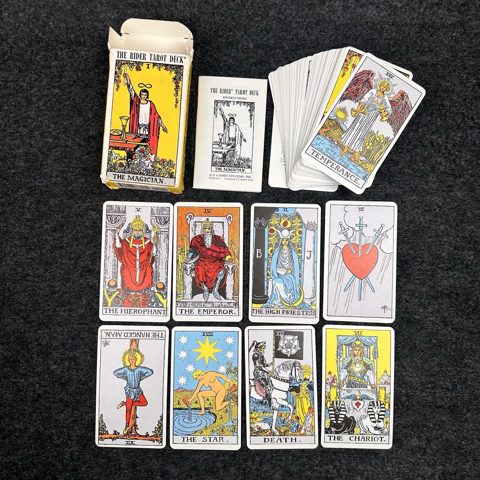 VINTAGE TAROT DECK USED
