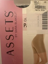 SPANX Assets by Sara Blakely Shaping Pantyhose 126B - BLACK SIZE 1
