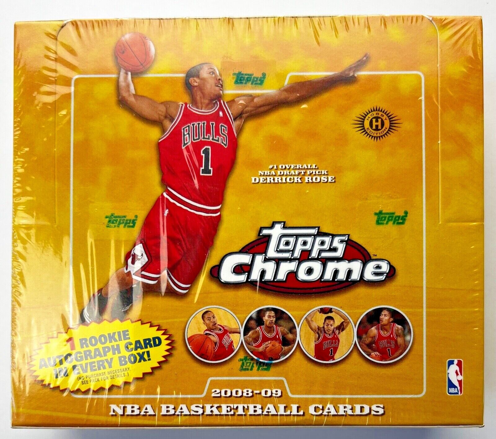 2008-09 Topps Chrome Basketball HOBBY BOX - Factory Sealed