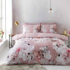 Clearance Bedding Reversible Duvet Cover Quilt Set With Pillowcases All Sizes UK