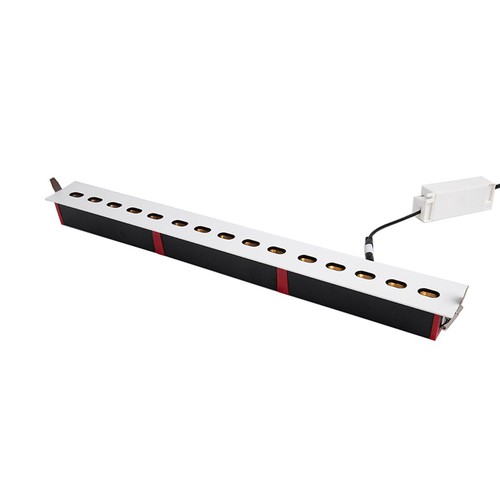 LED Linear Ceiling Light Fixture Anti-glare Eye Protection Grille Lamp Embedded - Picture 39 of 48
