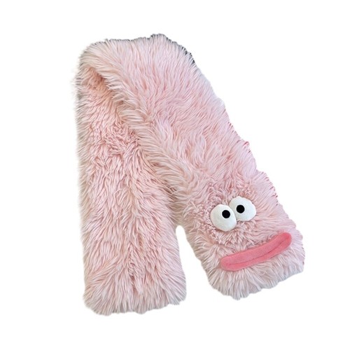 Cartoon Winter Baby Scarf Plush Scarves for Kids Boys Girls Warm Neckerchief - Picture 10 of 13