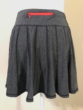 NEW XS M Anthropologie Pure + Good Track Skirt w/ Short Grey Run Gym Made in USA