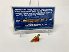 VTG 2001 TWA Trans World Airlines Heart Wings...