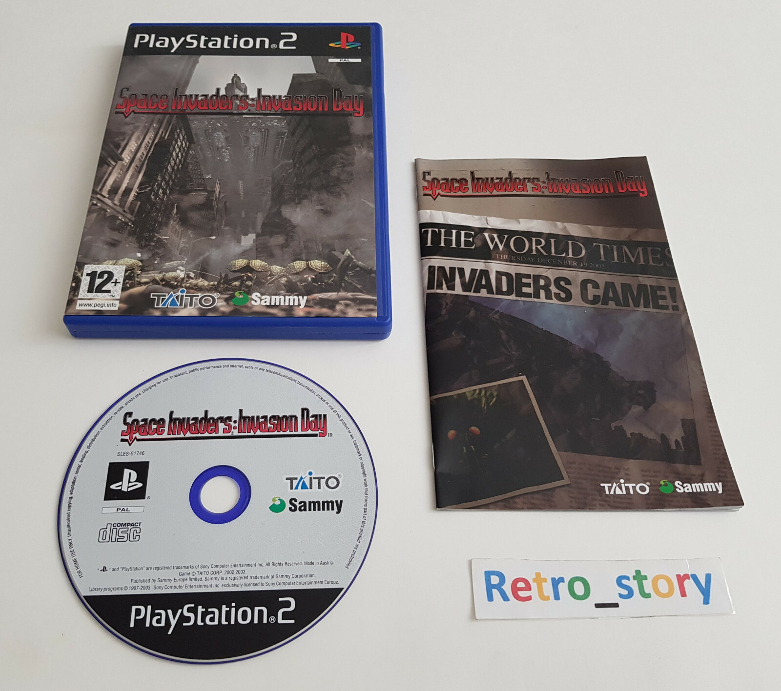 Sony Playstation PS2 - Space Invaders : Invasion Day - PAL