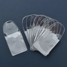 25PC Clear Plastic Coin Case Wallets Small Storage Envelopes Bag Holder Supplies