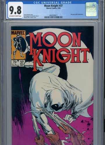 MOON KNIGHT #37 MT 9.8 CGC ZELENETZ STORY HAMPTON ART AND KALUTA COVER