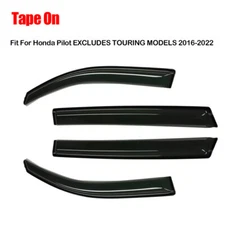 4PCS For Honda Pilot 2016-2022 EXCLUDES TOURING Window Visors Wind Rain Guard