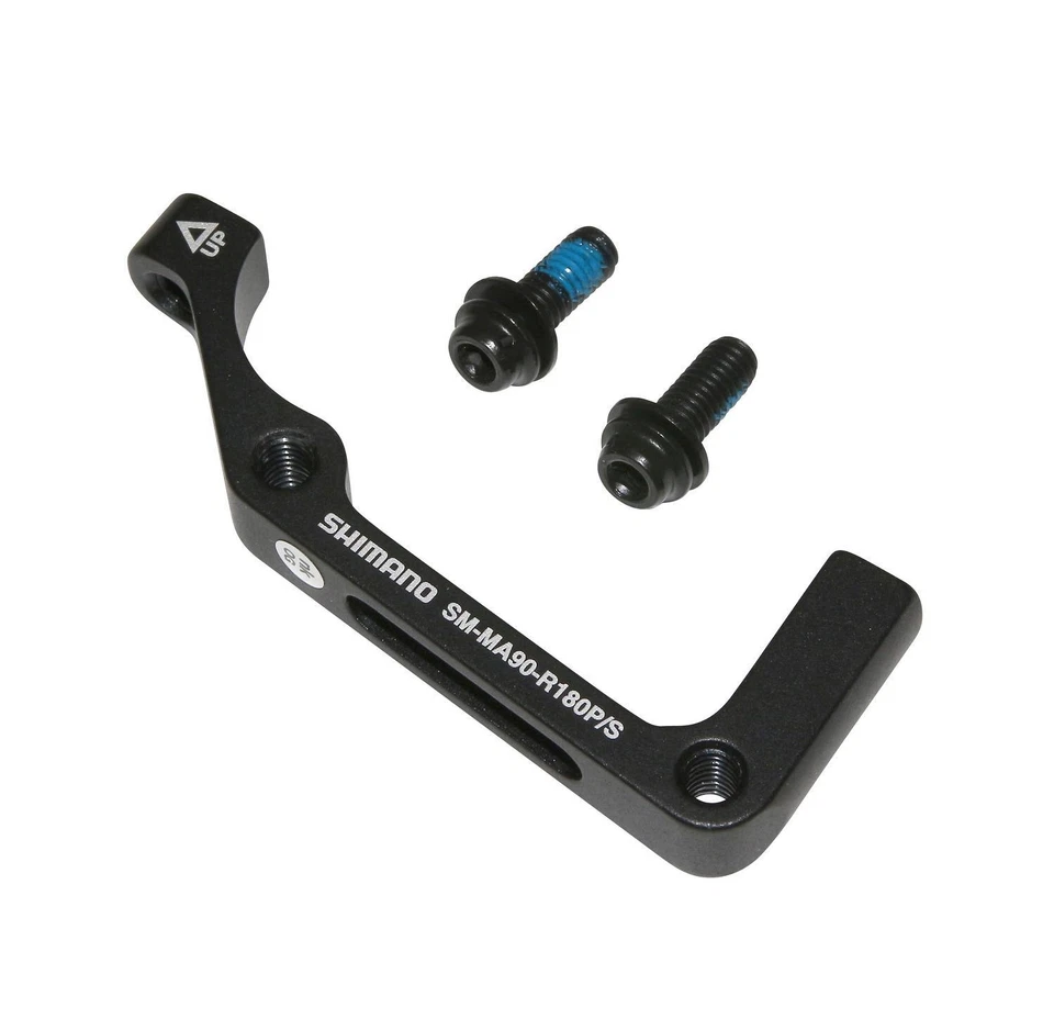 Adaptateur frein disque VTT shimano disque 180mm étrier post-mount sur cadre - Photo 1/1