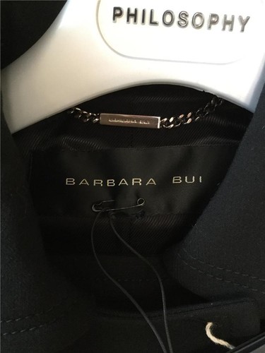 Barbara Bui NWT Black Double Breasted Jacket Size 36 $1195 - Picture 7 of 8