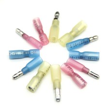 5X Waterproof Heat Shrink Bullet Male Female Crimp Terminals Wire Connectors