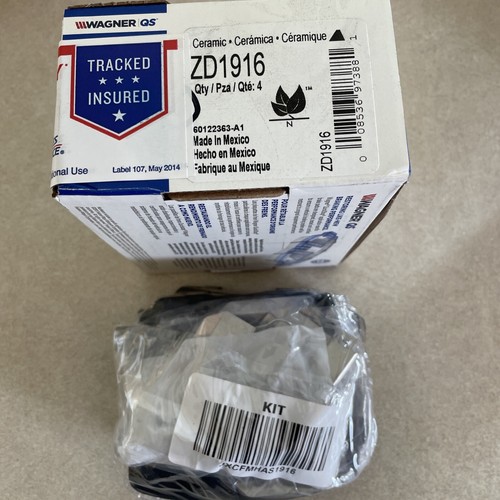 Pastillas de freno de cerámica Wagner ZD1916 QS NUEVAS - Imagen 2 de 3
