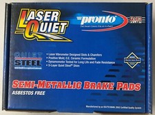 BRAND NEW PRONTO REAR BRAKE PADS LMD412 / D412 FITS VEHICLES ON CHART