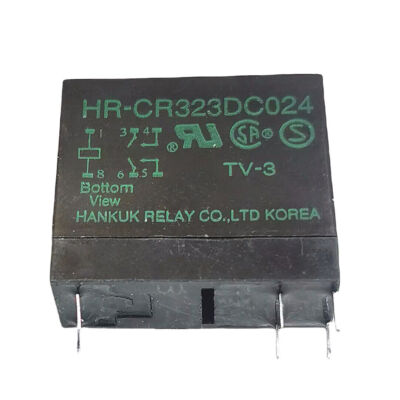 1PCE HR-CR323DC24  Electromagnetic relay 8A 6pins #F12
