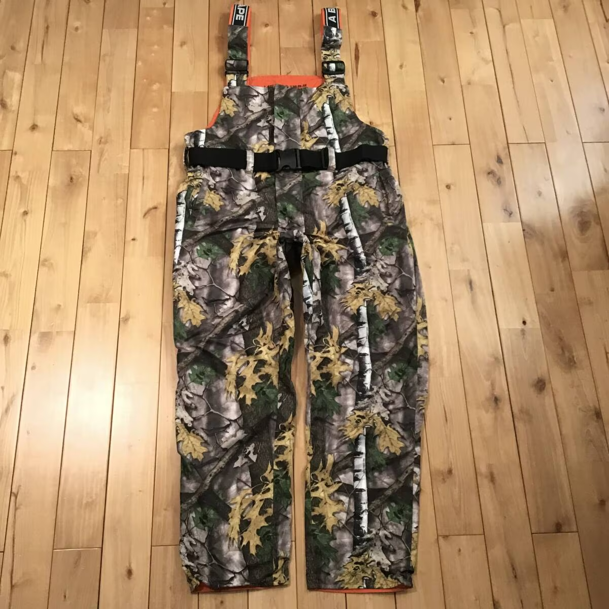 BAPE Forest camo overalls A Bathing Ape Size M | eBay