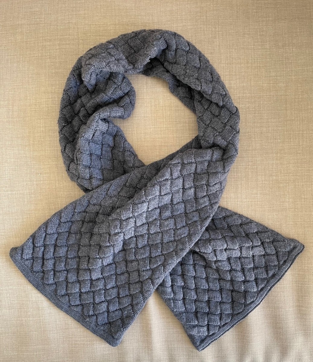 ファッション雑貨・小物その他 BOTTEGA VENETA Pietra Intreccio foulard Bottega Veneta Scarf, Gray, 100% Wool | eBay