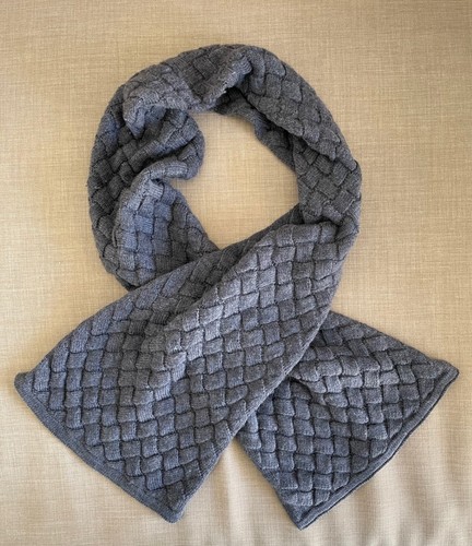Bottega Veneta Scarf, Gray, 100% Wool