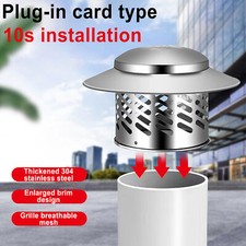 Chimney Cap Flue Caps Fireplace Cover 304 Stainless Steel Chimney Rain Cover