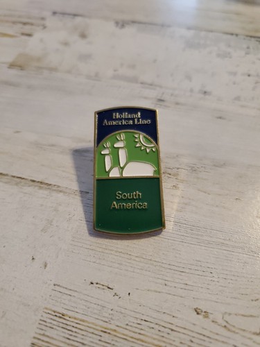 Holland America Cruise Line "South America" Souvenir Hut Anstecknadel io - Bild 1 von 2