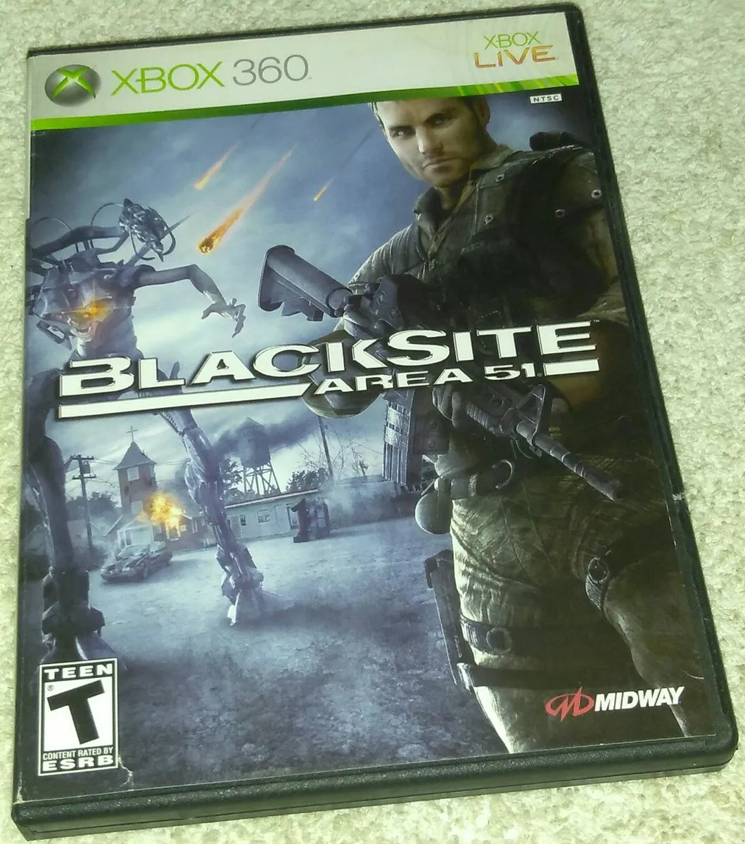 BlackSite Area 51 Microsoft Xbox 360 COMPLETE