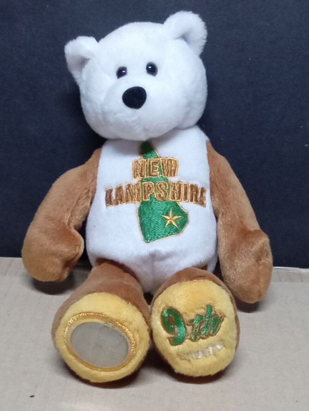 New Hampshire Limited Treasures Coin Bear 50 States of America Bear