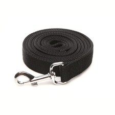 6FT Black Dog Leash Heavy Duty Nylon for Medium to Large Dogs Training
