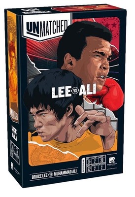 Unmatched Muhammad Ali vs Bruce Lee - Strategy Board Game for 2 Players - Heroes