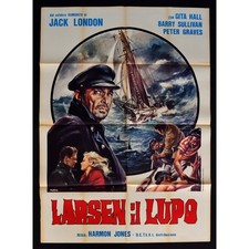 manifesto LARSEN IL LUPO wolf jack london barry sullivan peter graves hall A139