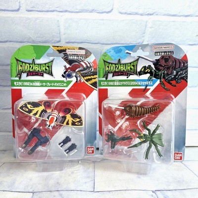 Godziburst Mothra 1992 Figuren Konvolut Godzilla Mothra Larva 1992 Kamacuras 2004