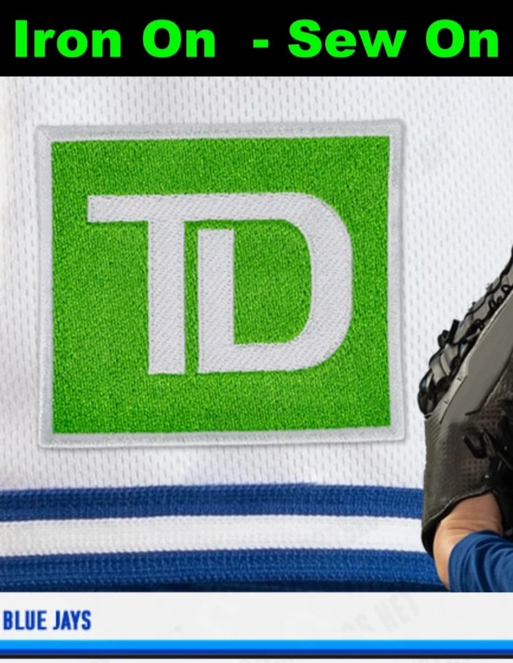 2025 World Series Patch + TD Patch Toronto Blue Jays Ad Patch Jersey patch - Image 2 of 2