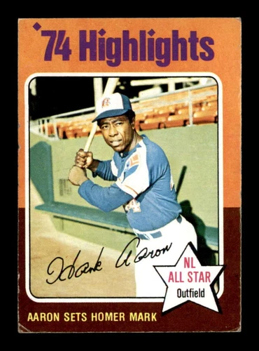 1975 Topps #1 Hank Aaron HL VG X3443664