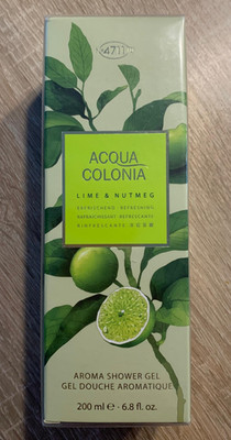 NEU OVP 200 ml 4711 Acqua Colonia LIME & NUTMEG Aroma Shower Gel Damen
