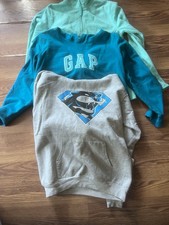 Gap Boys M Lot of 3 Batman DC Comics Graphic Pullover Hoodies Cotton Blend