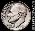 1949 Roosevelt Dime- Silver Scarce High Grade Luster No Reserve #i324